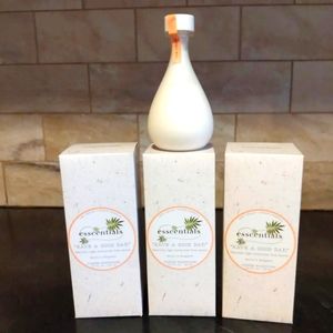 3 ESSENTIALS NEROLI & BERGAMOT MOISTURIZERS, New.With Aloe Vera and She